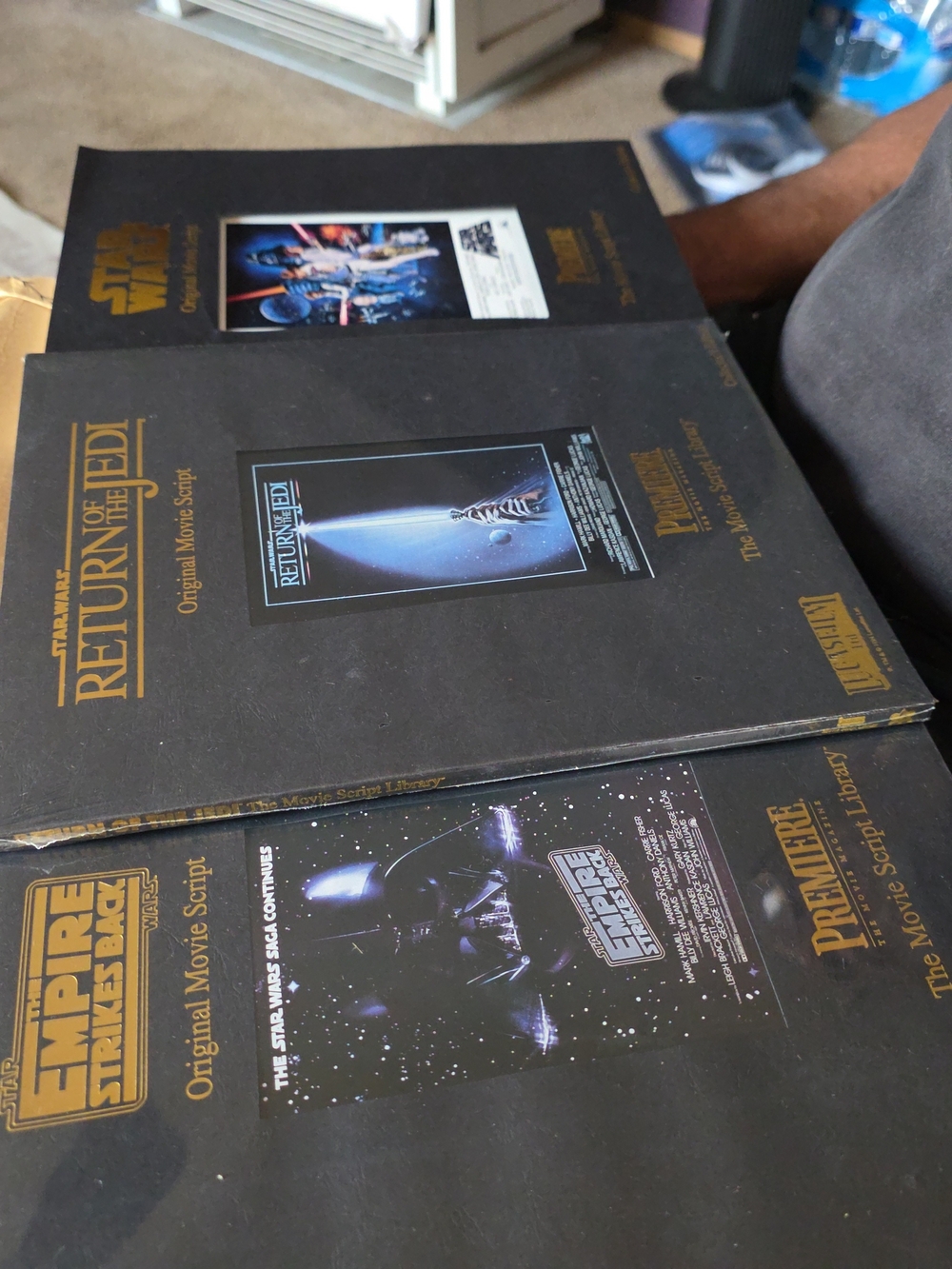 Star Wars Black & Gold Movie Script Set